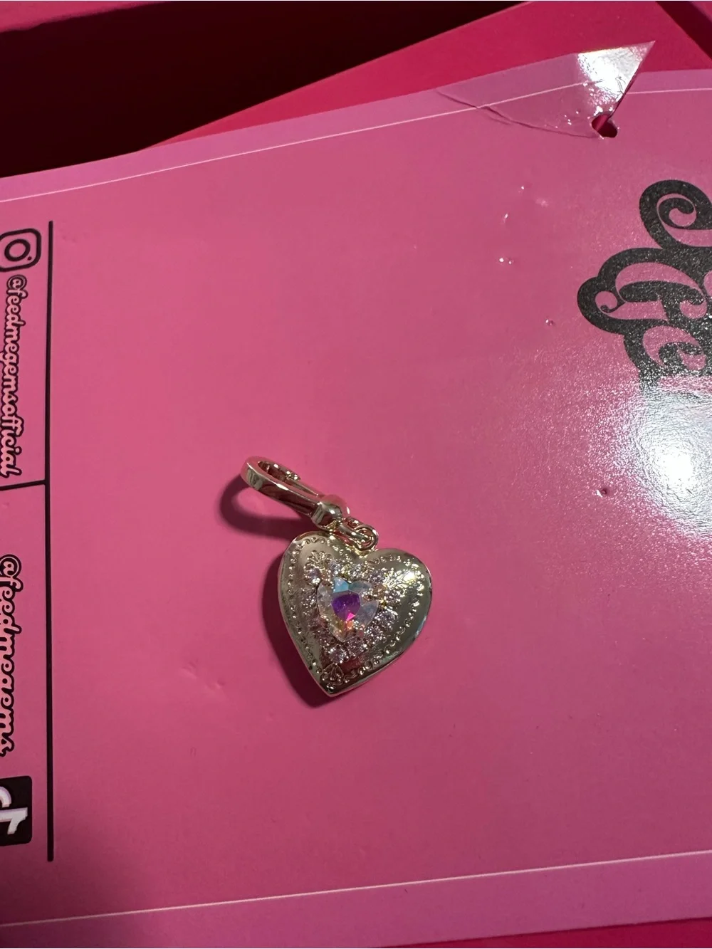 Feed Me Gems- AB Mini Polly Locket Charm
